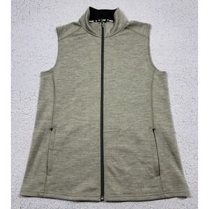 Minus33 Merino Wool Vest Mens Medium Green Full Zip Lightweight Outdoor 7033